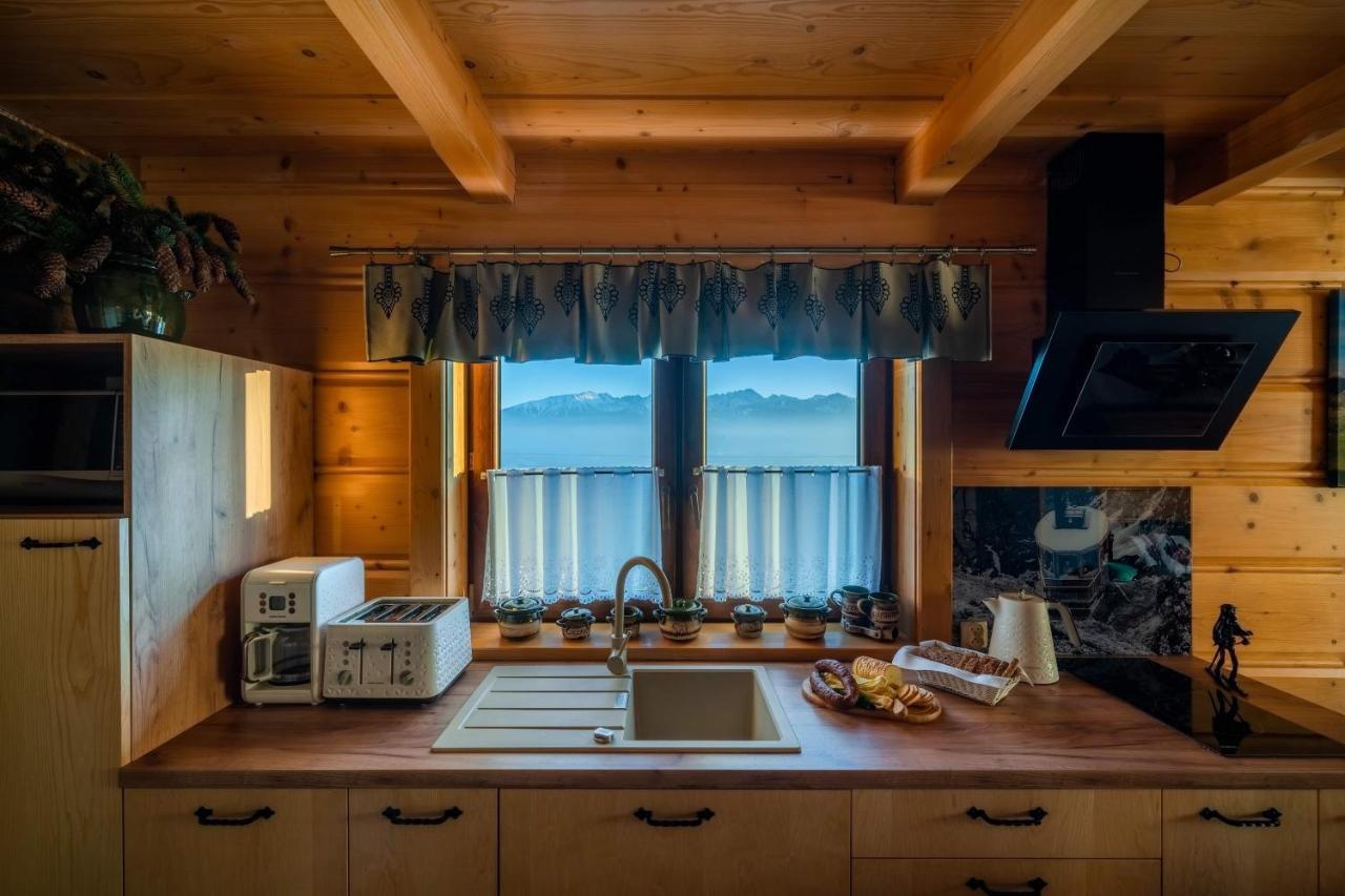 Domki Widokowe Wooden Luxury Chalet & Jacuzzi زومب المظهر الخارجي الصورة